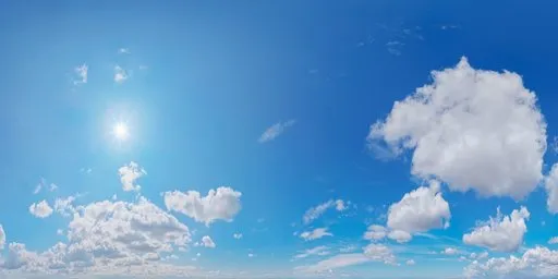 High Res Puresky Sunny Clouds HDR