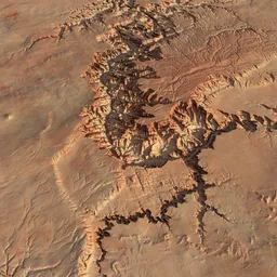Large Canyon Landscape Terrain