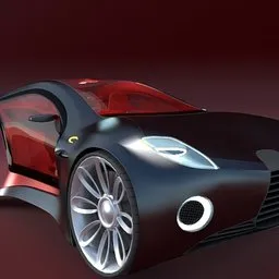 Concept styled sports car 1