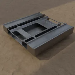 Sci-Fi Industrial Facility Panel