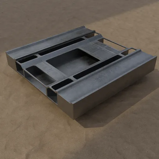 Sci-Fi Industrial Facility Panel