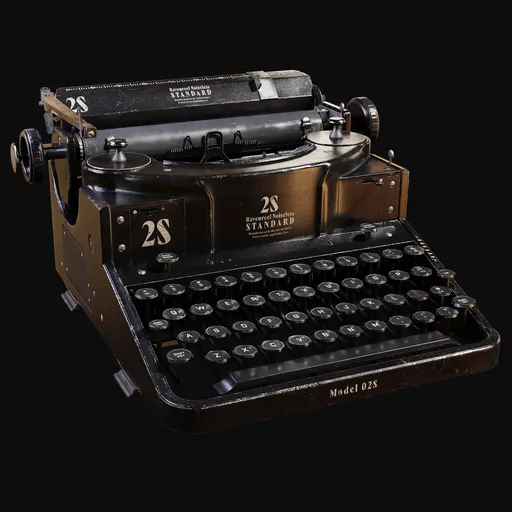 1930s Large Noiseless Typewriter