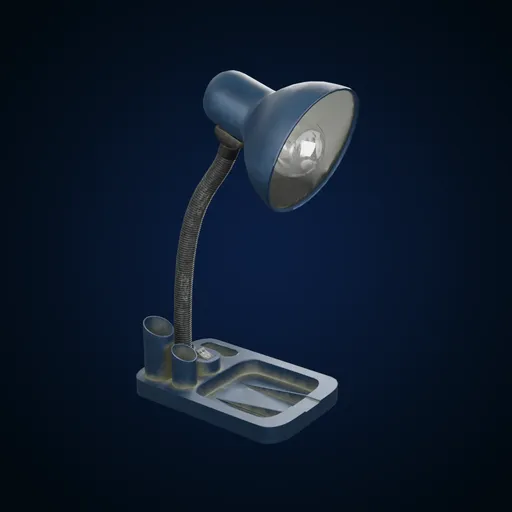 Dirty desk lamp