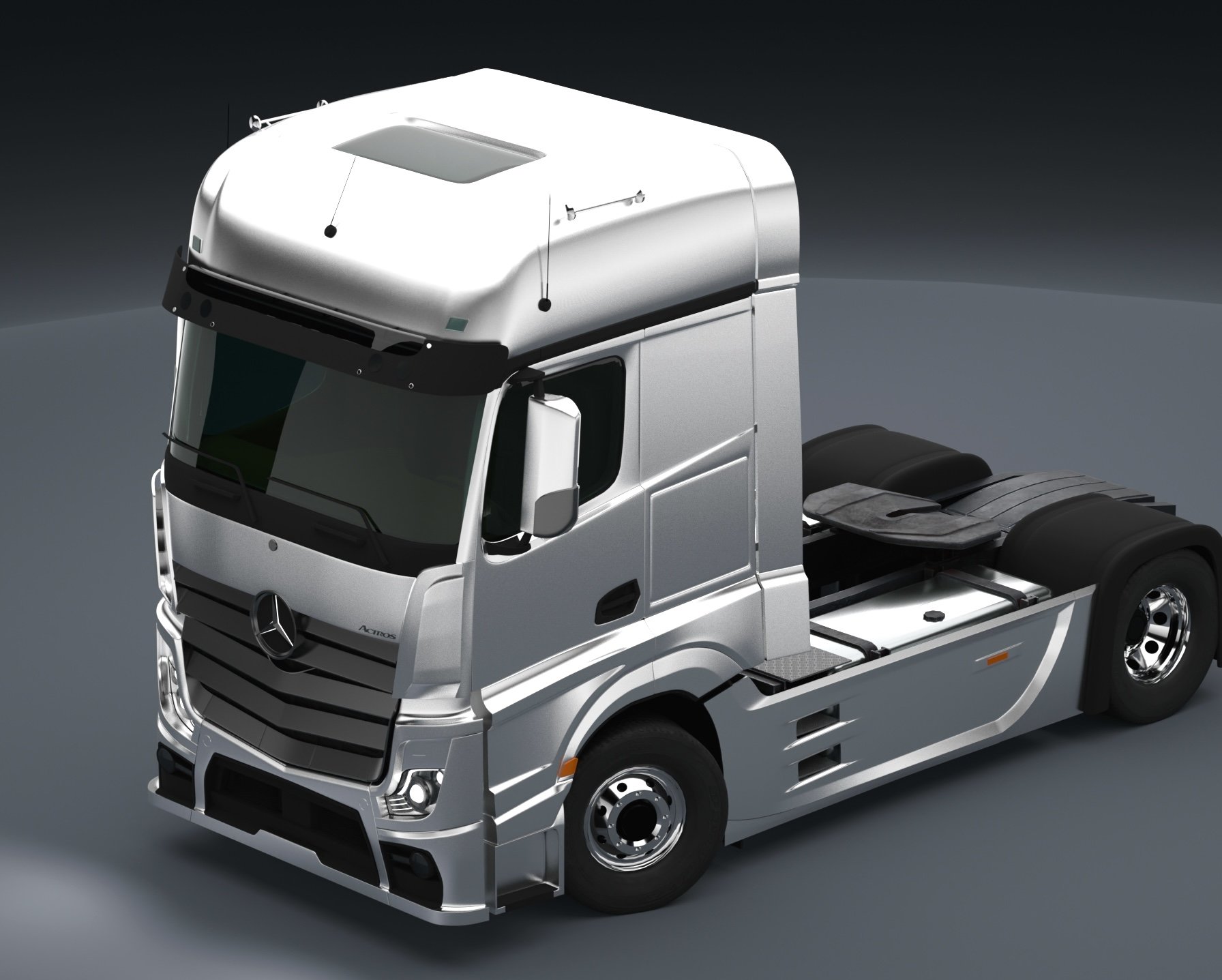 Mercedes-Benz Actros | Modern Cars models | BlenderKit