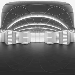 Studio HDRi - White Lighting Room