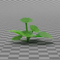 Stylized Grass with big leaves