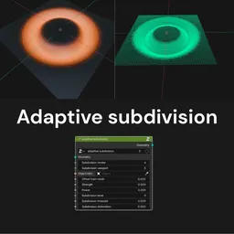 Adaptive subdivision