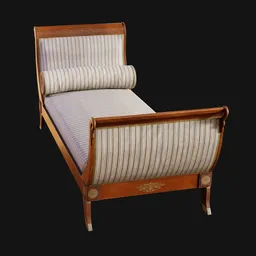 1920s Daybed Recamier White
