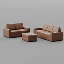 Leather Living Room Set