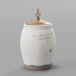 Vintage Ceramic Storage Jar