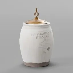 Vintage Ceramic Storage Jar