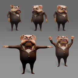 Humanoid French Buldog