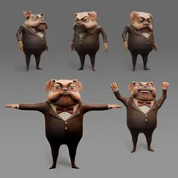 Humanoid French Buldog