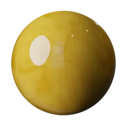 Yellow Wavy Marble Tile