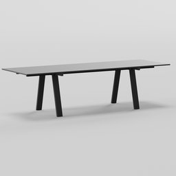 Zanotta Black Ambrosiano Table