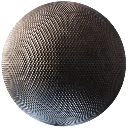 High-quality PBR Knurled Metal Texture for 3D rendering, ideal for Blender and game assets with a detailed industrial feel.