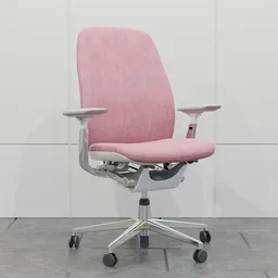 Pink Modern Task Chair
