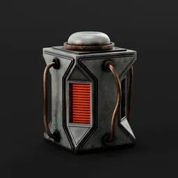 Container Metal Scifi