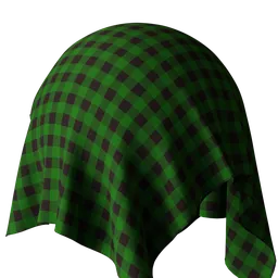 Buffalo Plaid Green Fabric