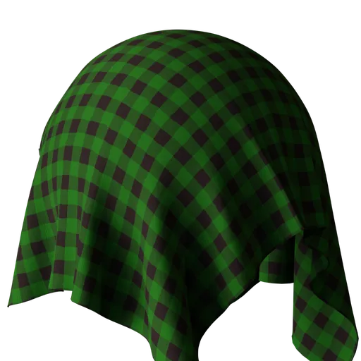 Buffalo Plaid Green Fabric