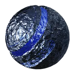 Blue Foil Metal