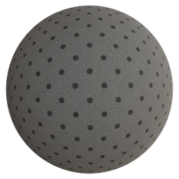 4K PBR floor carpet with dotted pattern for Blender 3D and other 3D apps.