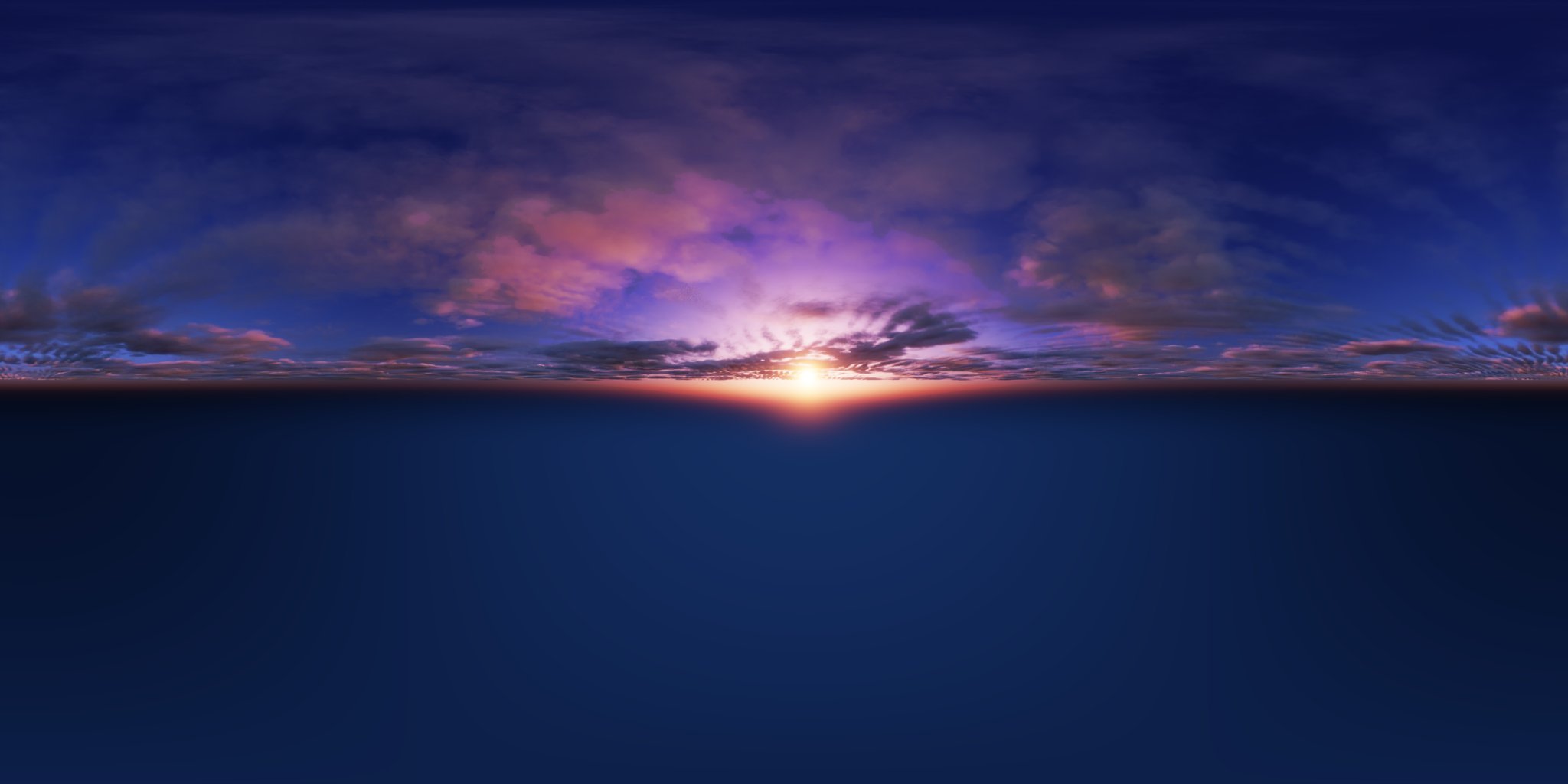 Evening Clouds HDRi | Water Environments HDRis | BlenderKit