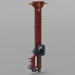 Handpainted Khorne Berserker Chainsword