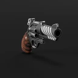 Stylized Revolver Zebra