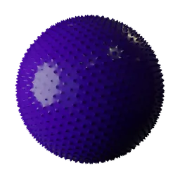 Glossy Purple Bumpy Plastic