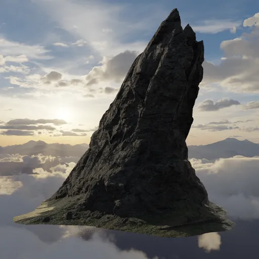 Rugged Slanted Rock