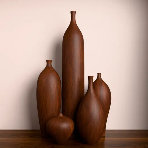 Wooden Vase