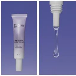 Makeup primer liquid dripping shot