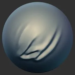 ER_Fabric Brush Diagonal Ripple Fold