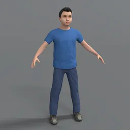 Liam Character Rigged