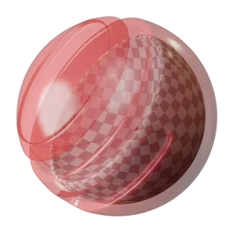 Red Transparent Plastic