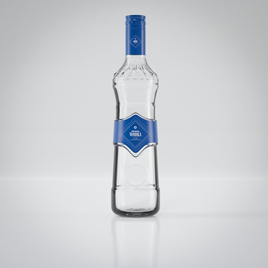 Wodka bottle Beverages models BlenderKit