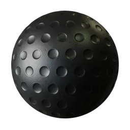 Black patterned plastic