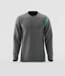 Charcoal Grey  Long-Sleeve