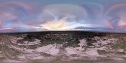 Vivid Sunset HDRI Over Sandy Terrain