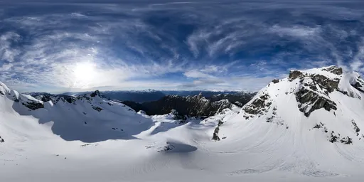 Snow Mountain Landscape Day
