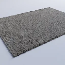 "Gray carpet texture created in Blender 3D with knitted mesh material and Unreal Engine 5 for realistic effect. Made with skin modifier technique for added depth. Perfect for interior design and 3D modeling projects."