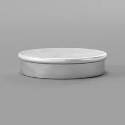 "Metal ventilation pipe lid V01 3D model for use in Blender 3D. Realistic rendering of a circular design in gelatin silver finish. Perfect inventory item for industrial 3D modeling."