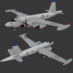 Aircraft Lockheed P2V Neptune