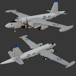 Aircraft Lockheed P2V Neptune