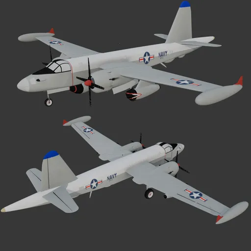 Aircraft Lockheed P2V Neptune