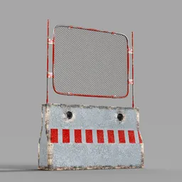 Urban Concrete Barricade