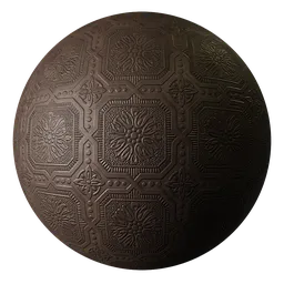 Wallpaper Anaglypta Brown