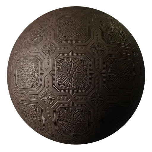 Wallpaper Anaglypta Brown
