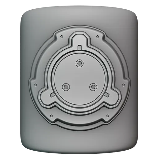 High-resolution mechanical imprint sculpting brush for 3D modeling in Blender.